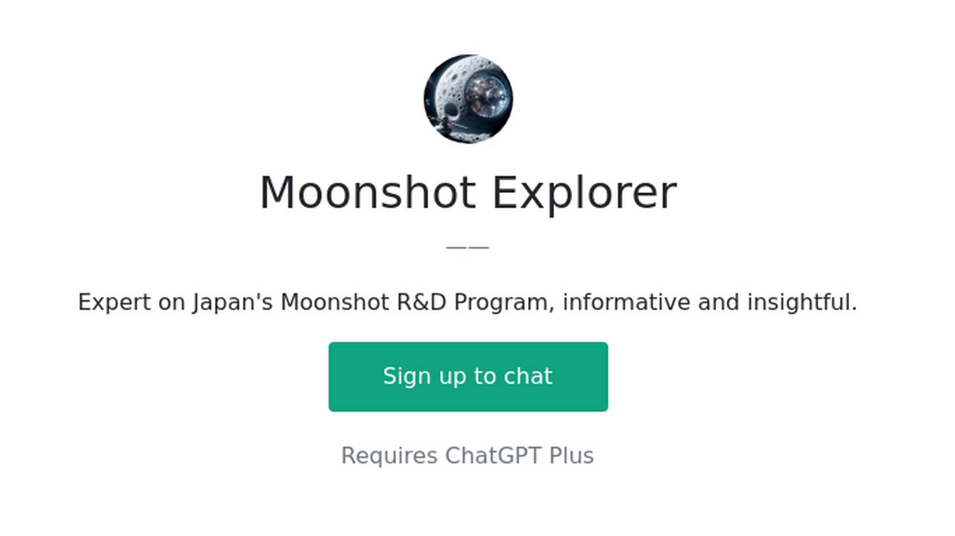 Moonshot Explorer Screenshot