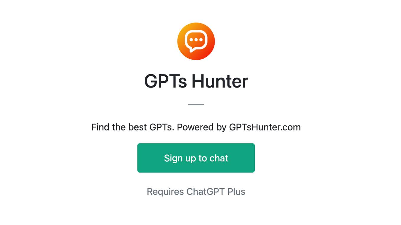 GPTs Hunter Screenshot