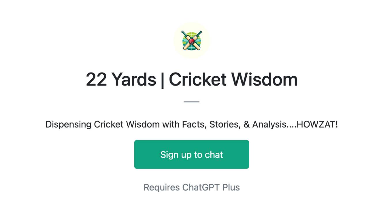 22 Yards | Cricket Wisdom Screenshot