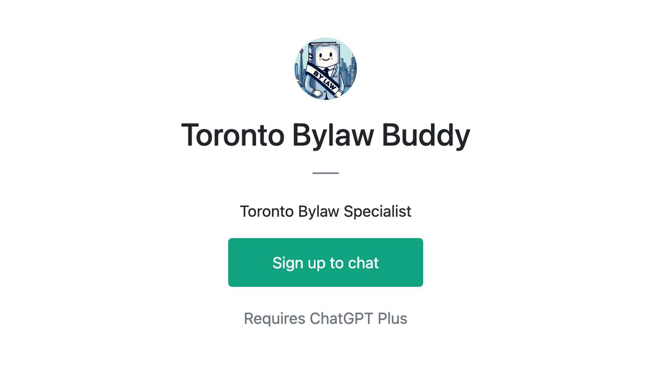 Toronto Bylaw Buddy Screenshot