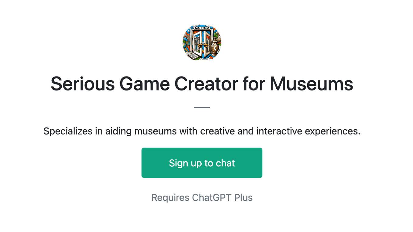 Serious Game Creator for Museums Screenshot