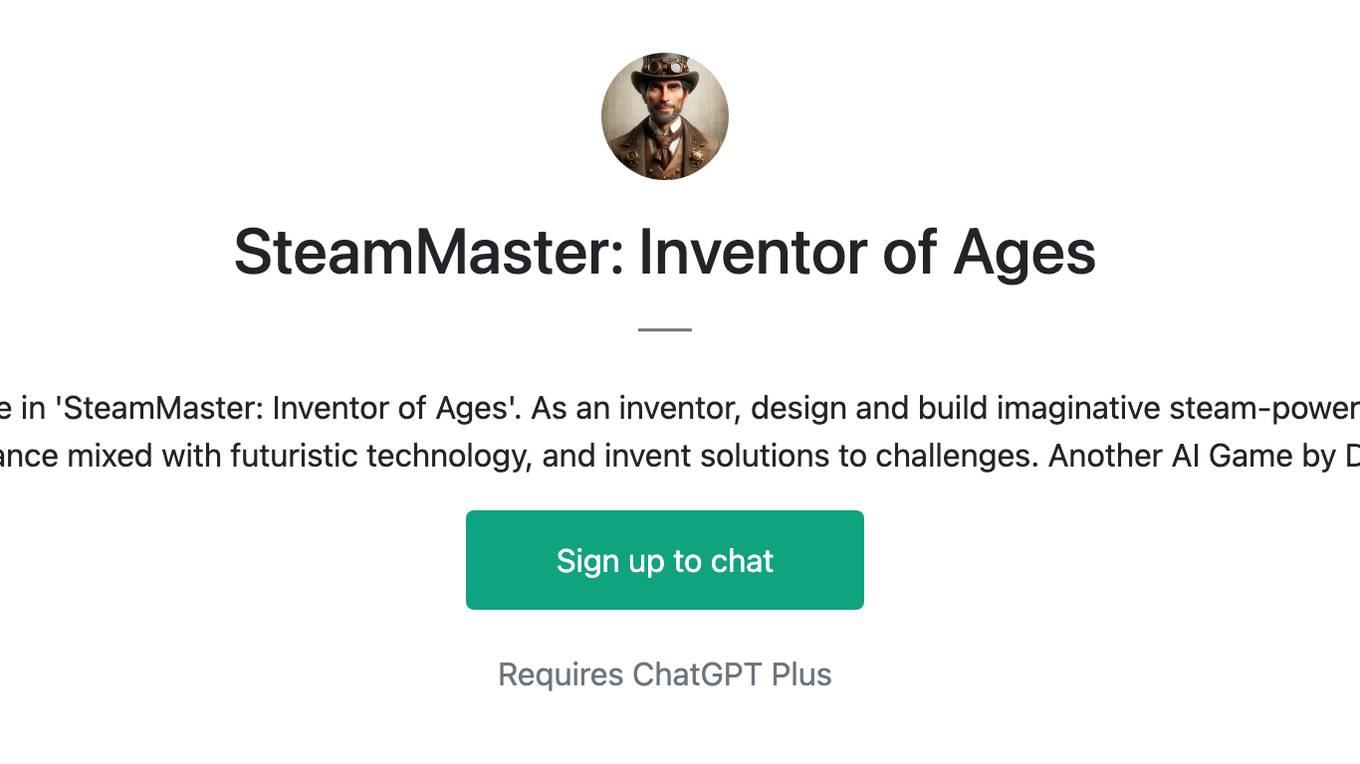 SteamMaster: Inventor of Ages Screenshot