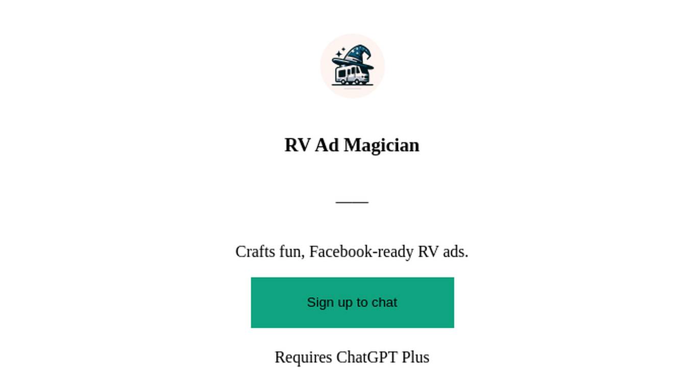 RV Ad Magician Screenshot