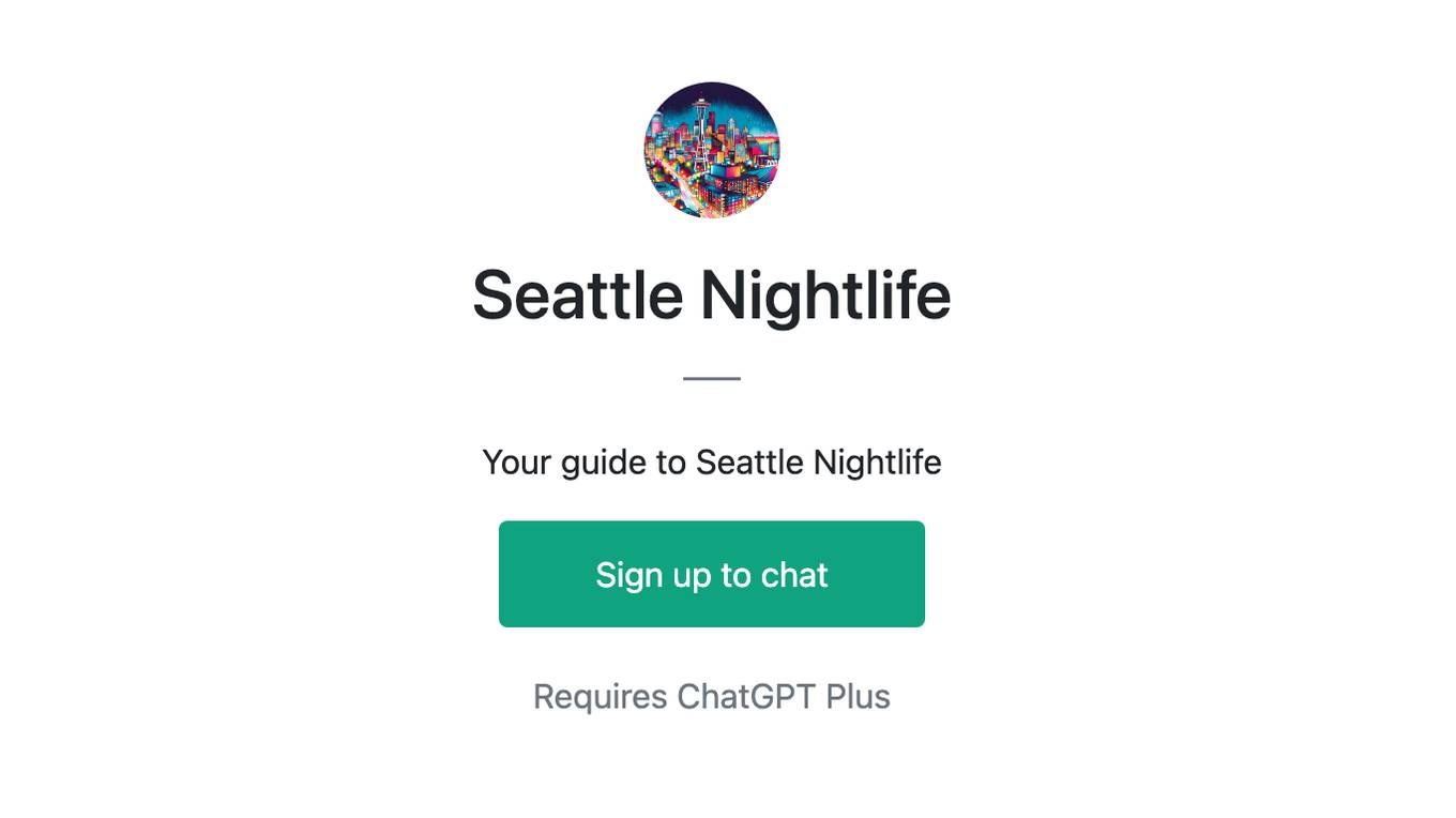 Seattle Nightlife Screenshot