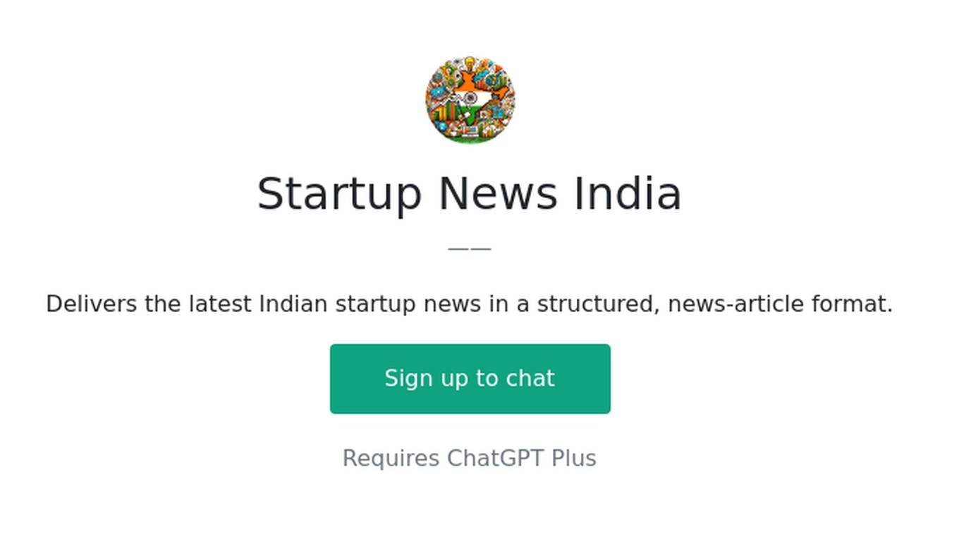 Startup News India Screenshot