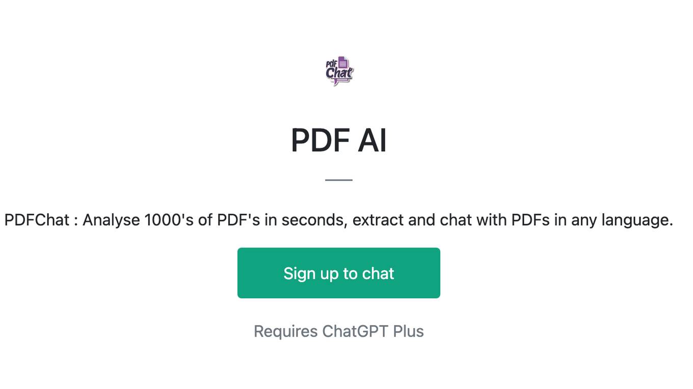 PDF AI Screenshot