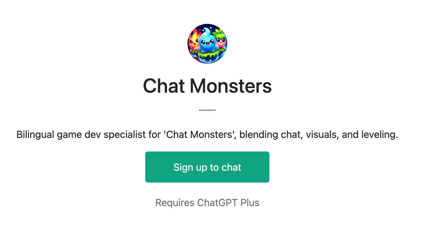 Chat Monsters Screenshot