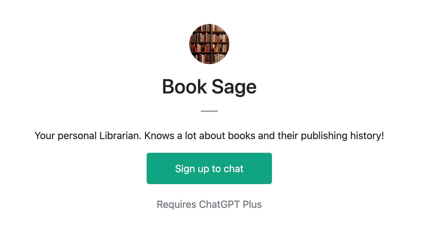 Book Sage Screenshot