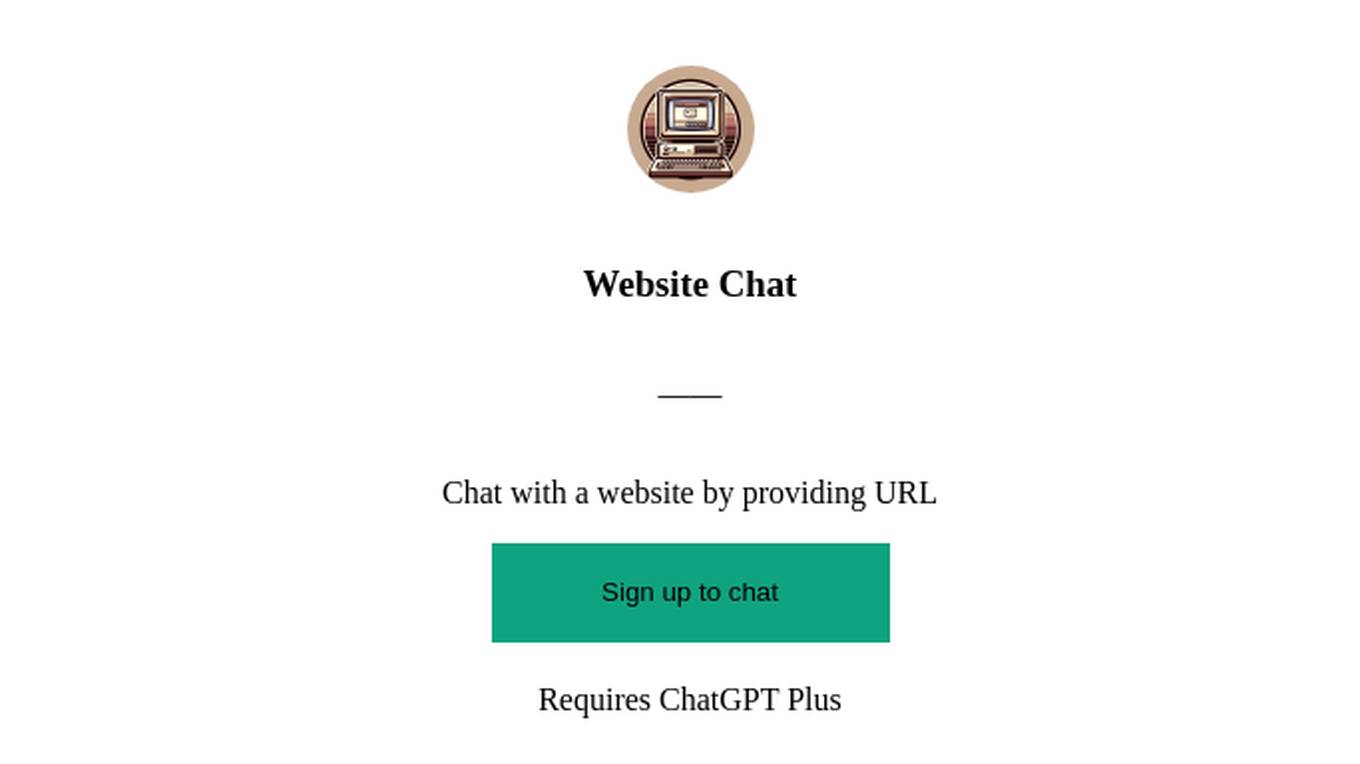 Website Chat Screenshot