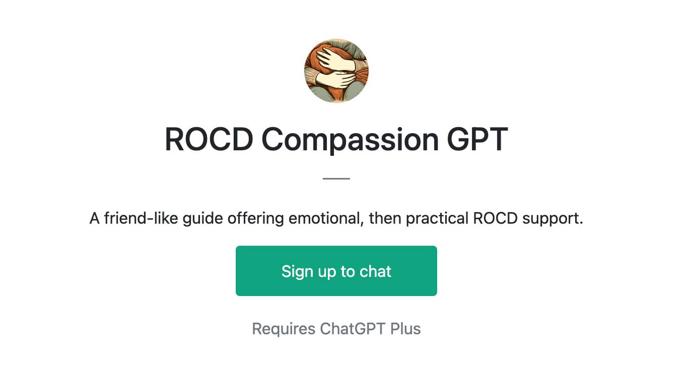 ROCD Compassion GPT Screenshot