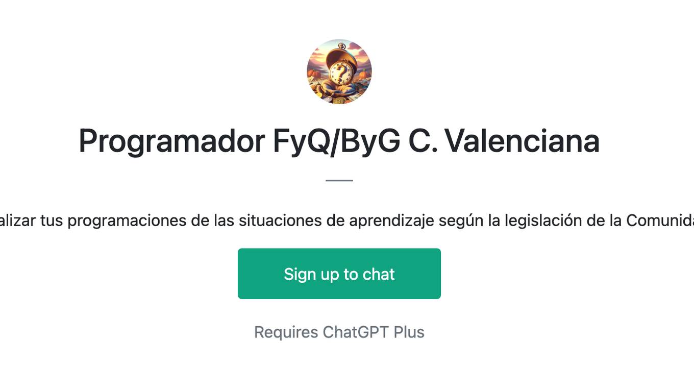 Programador FyQ/ByG C. Valenciana Screenshot