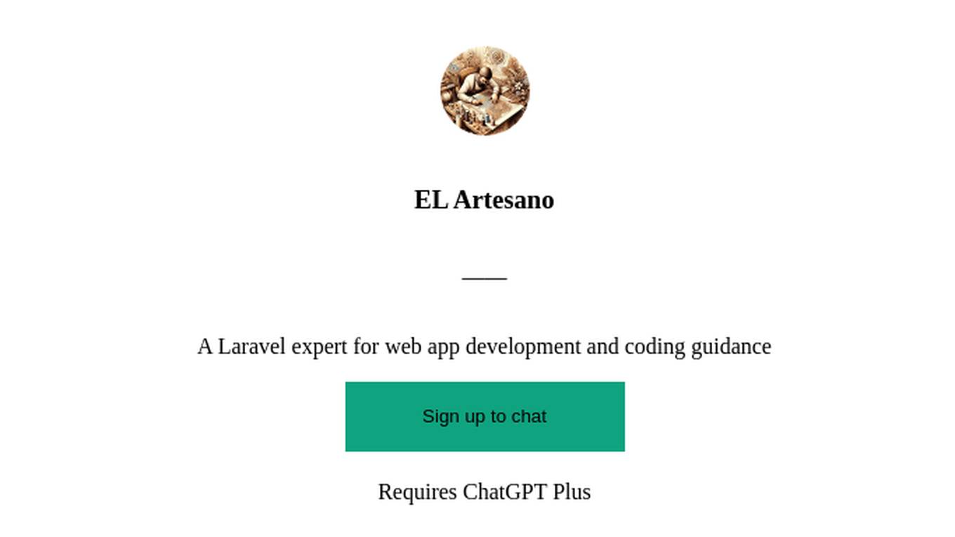 EL Artesano Screenshot