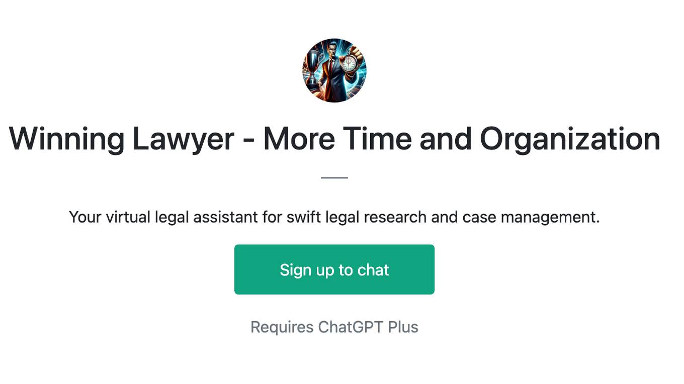 Winning Lawyer - More Time and Organization Screenshot