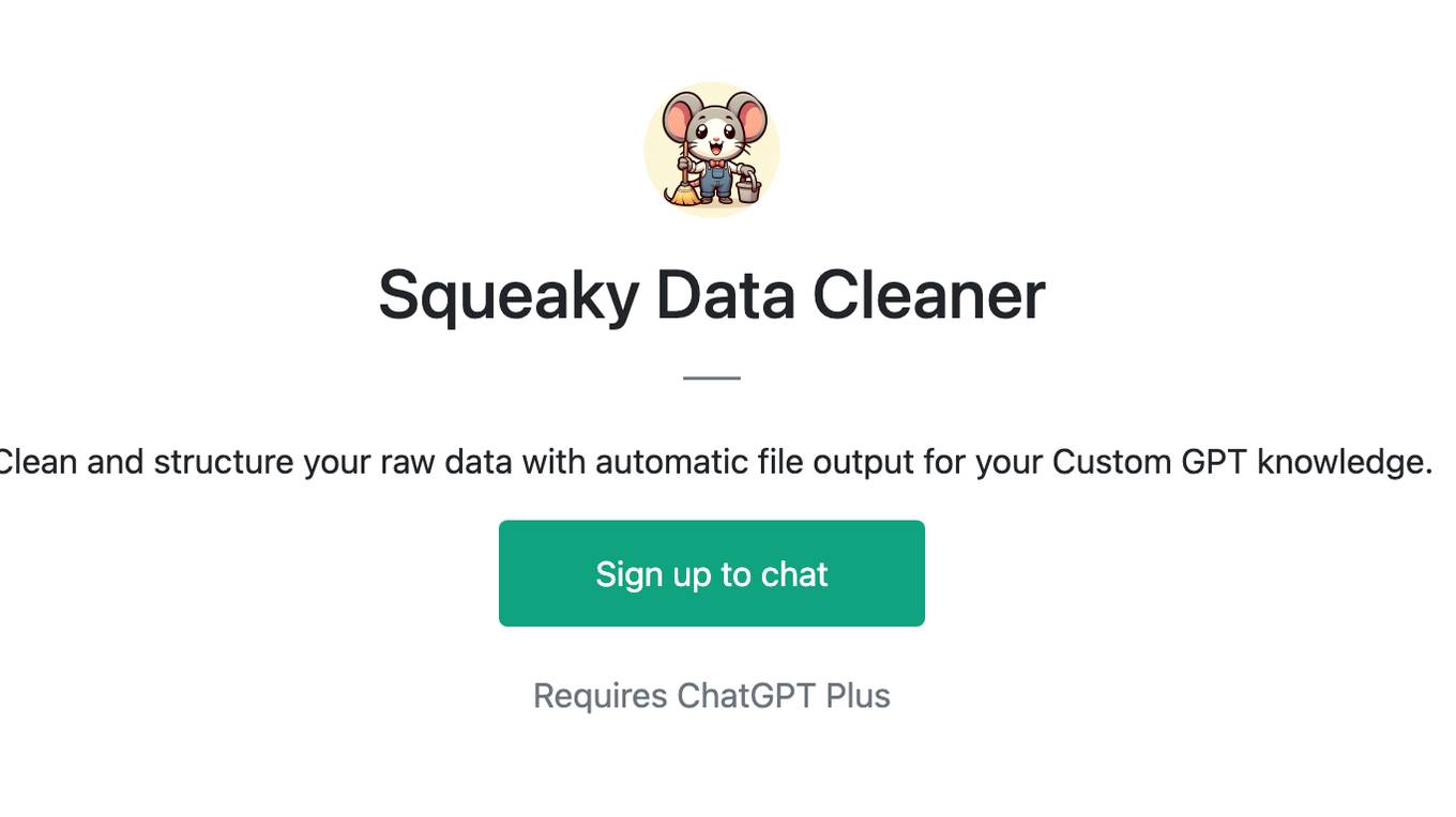 Squeaky Data Cleaner Screenshot