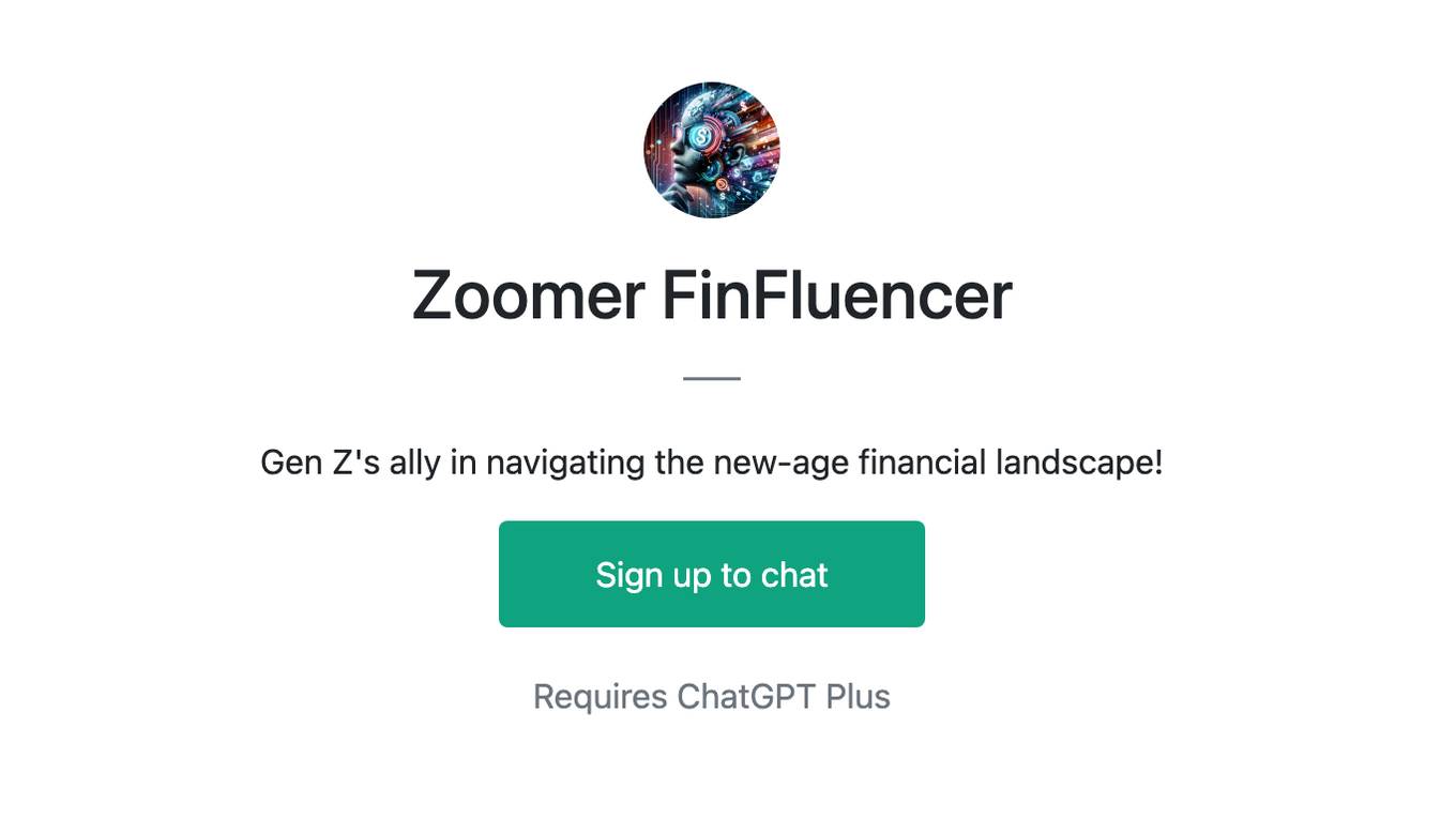 Zoomer FinFluencer Screenshot