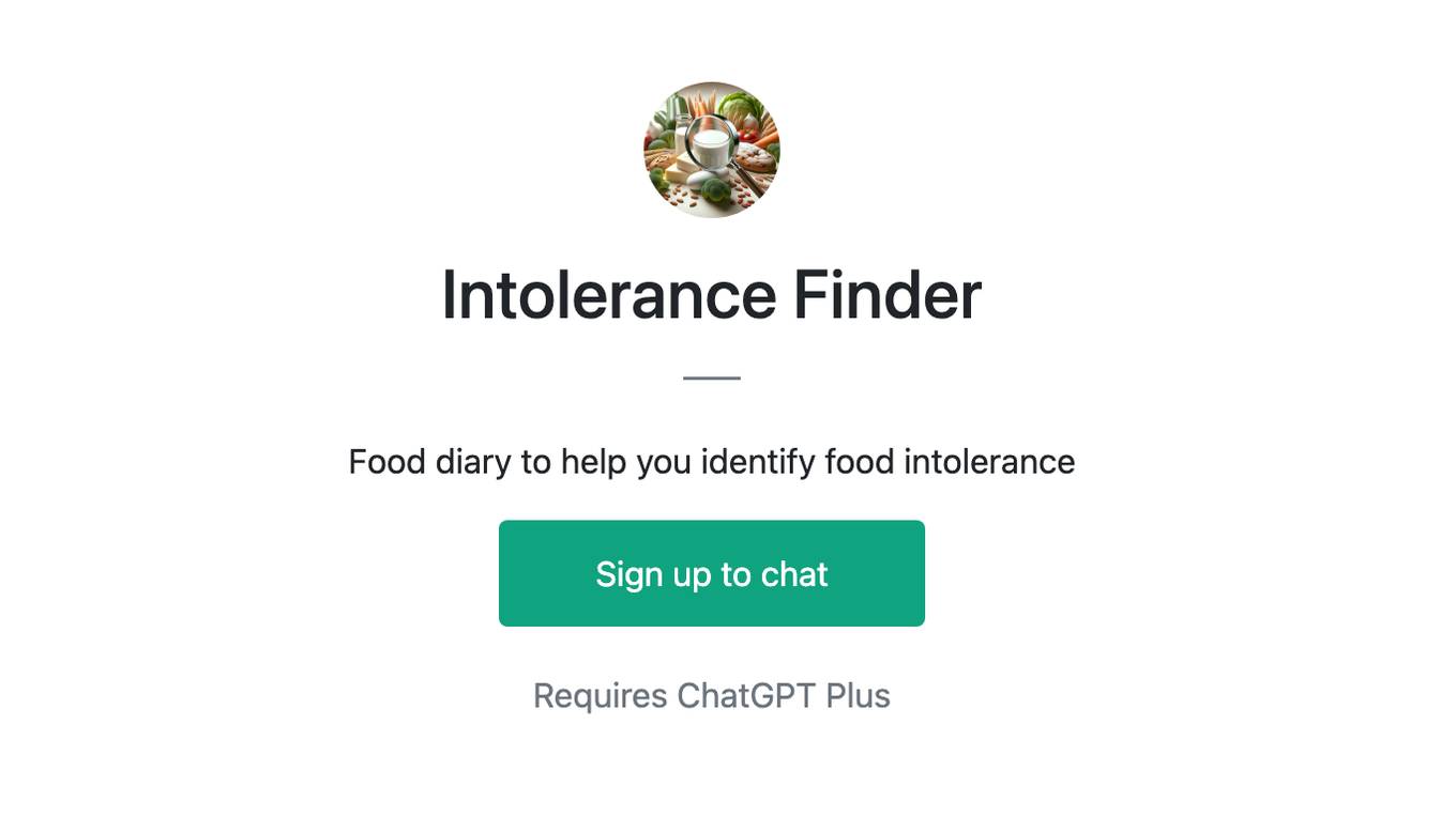 Intolerance Finder Screenshot