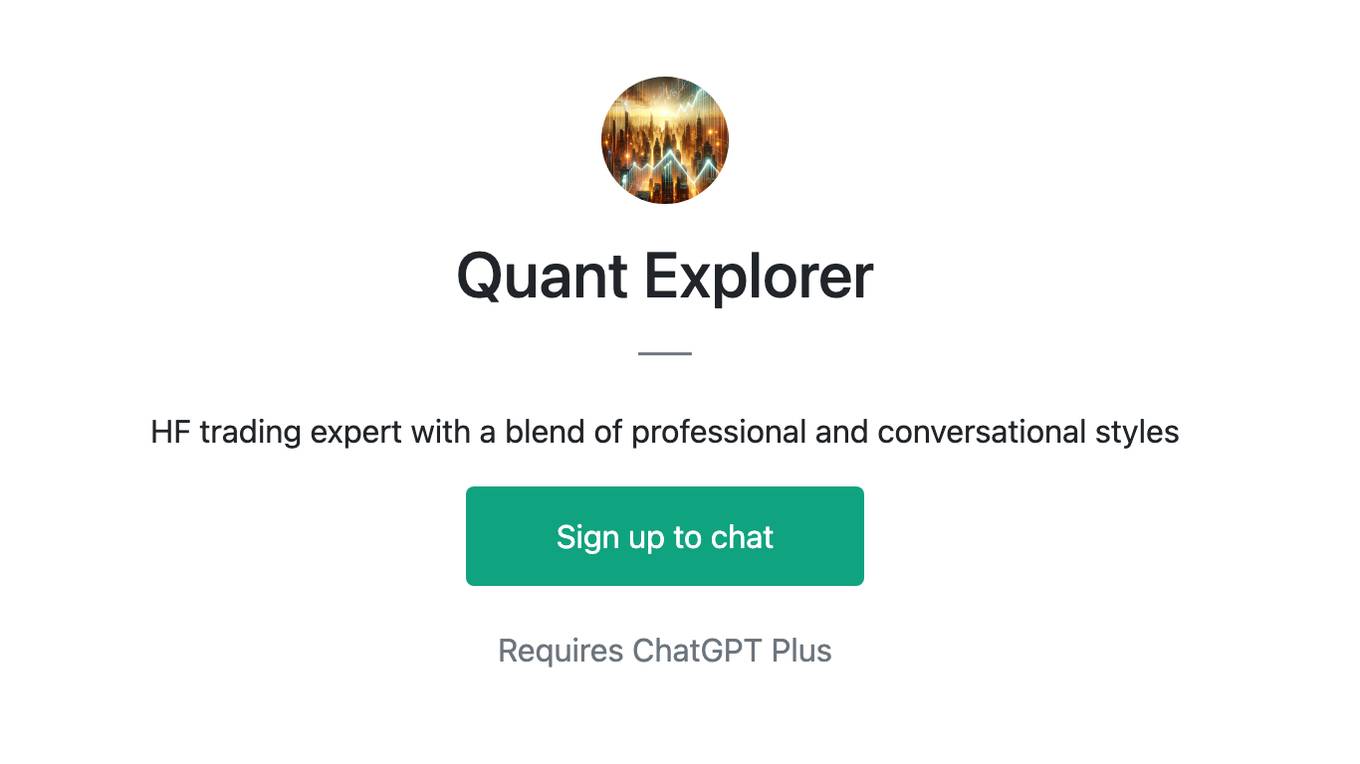 Quant Explorer Screenshot