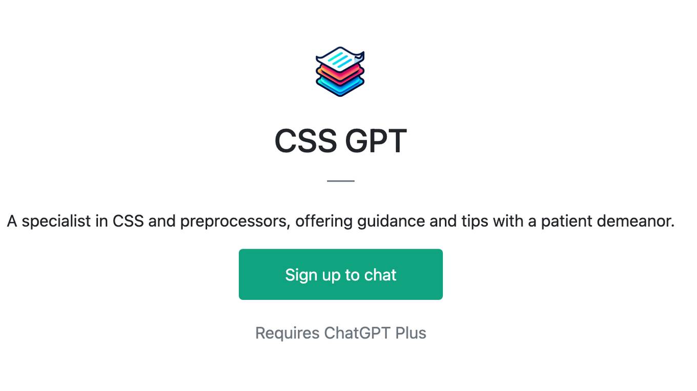 CSS GPT Screenshot