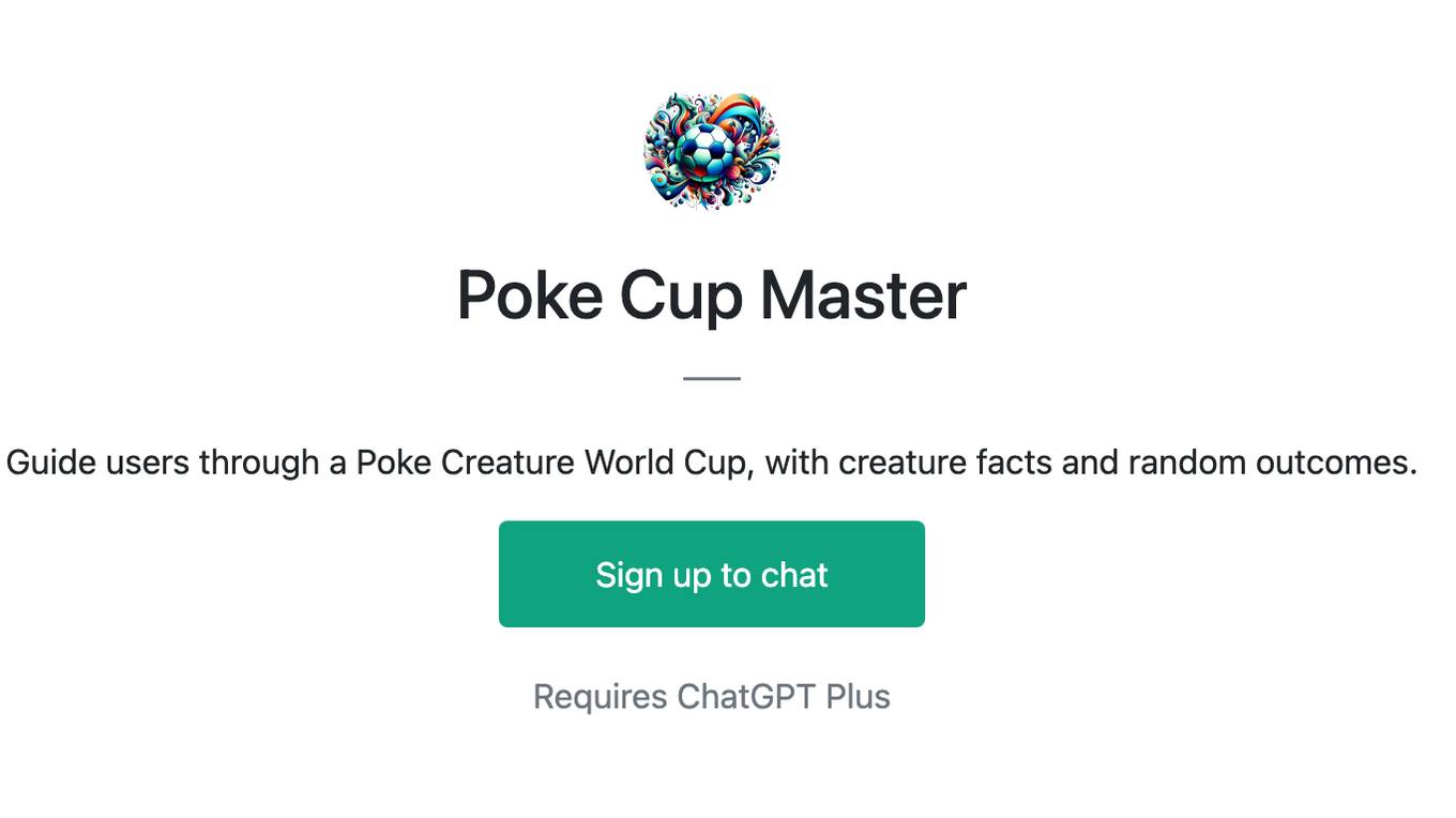 Poke Cup Master Screenshot