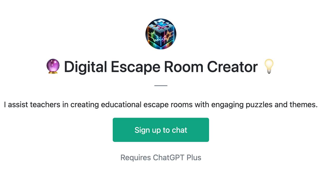 🔮 Digital Escape Room Creator 💡 Screenshot