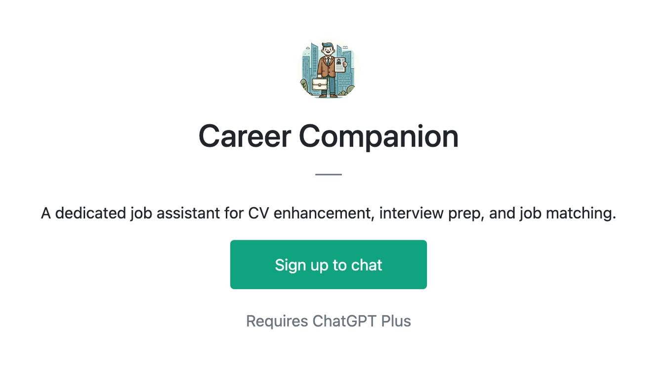 Career Companion Screenshot