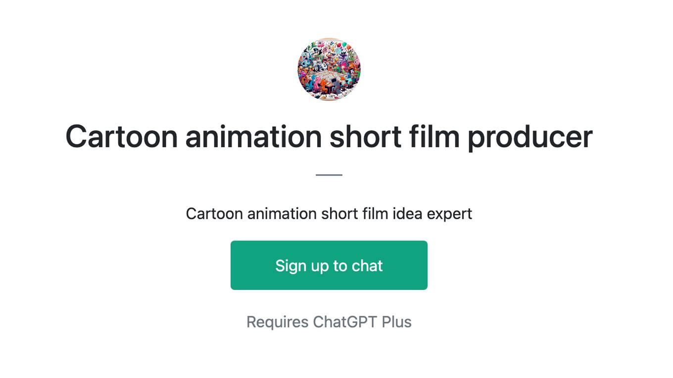 Cartoon animation short film producer Screenshot