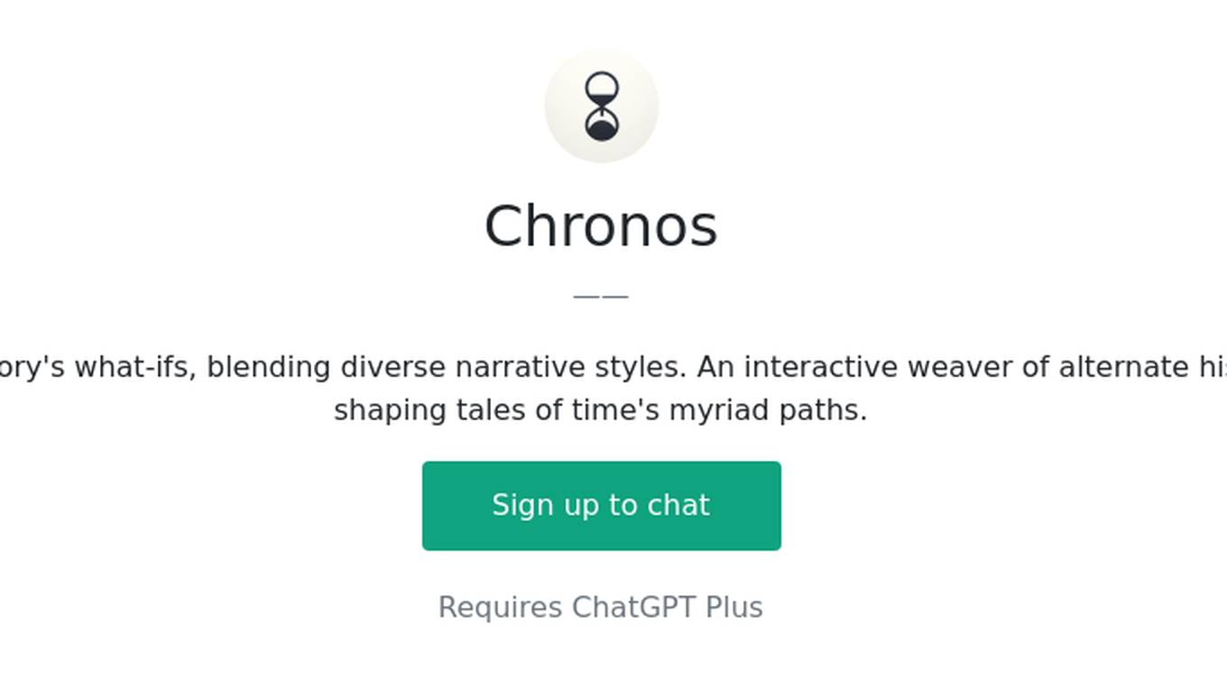 Chronos Screenshot