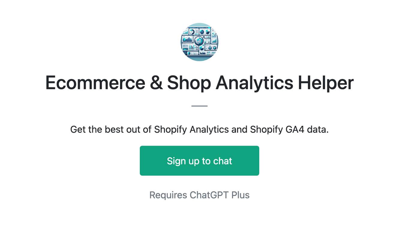 Ecommerce & Shop Analytics Helper Screenshot