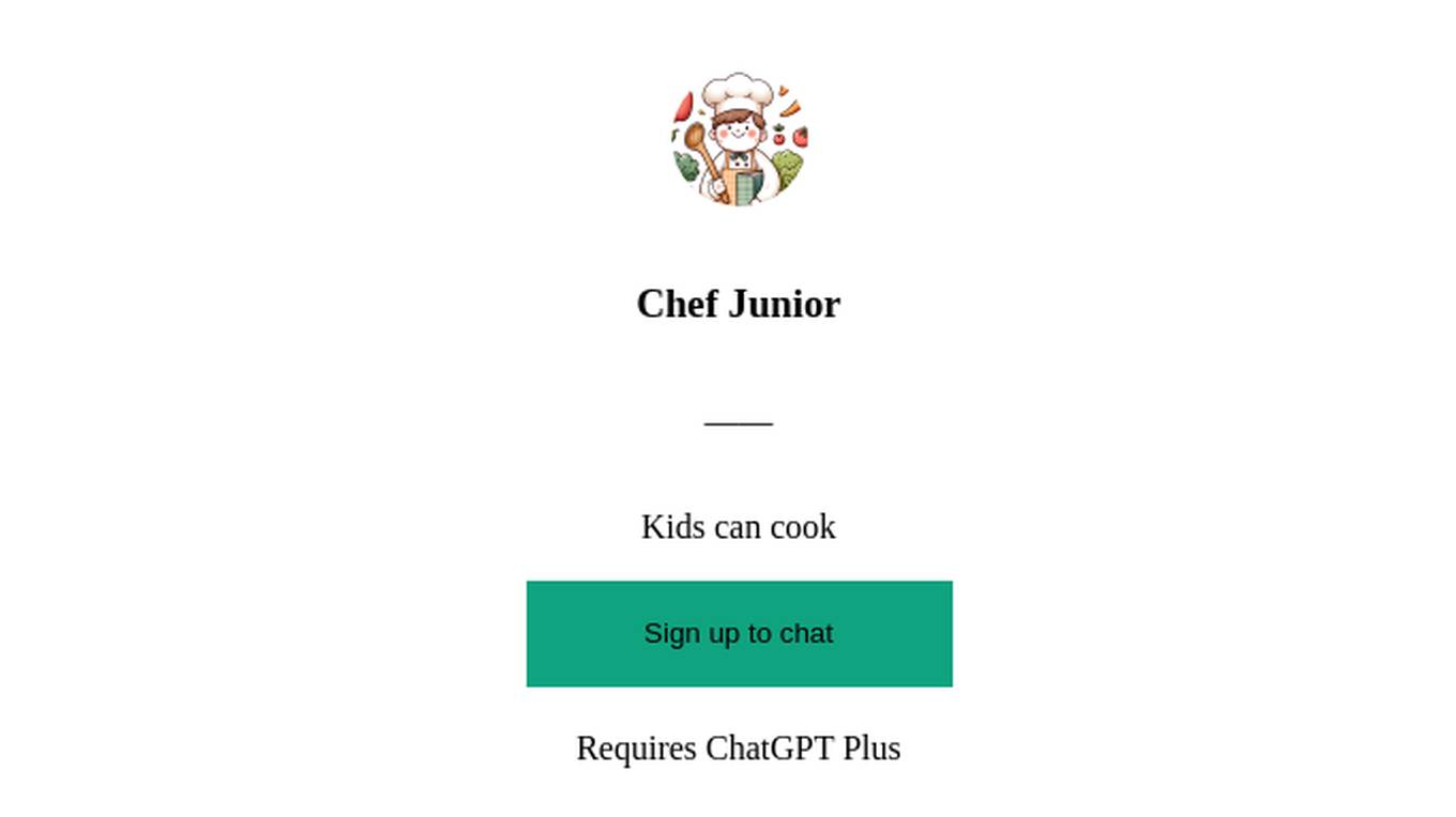 Chef Junior Screenshot