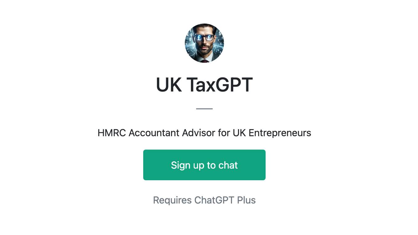 UK TaxGPT Screenshot