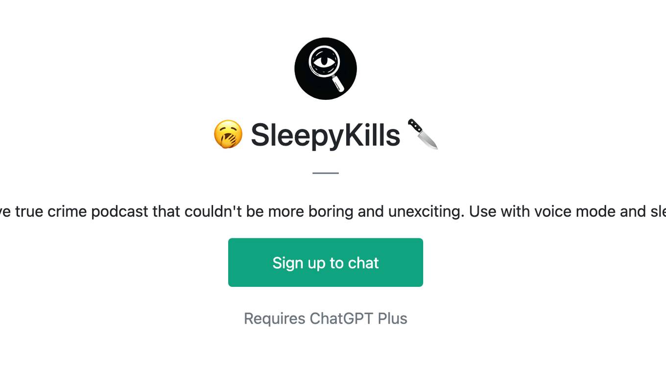 🥱 SleepyKills 🔪 Screenshot