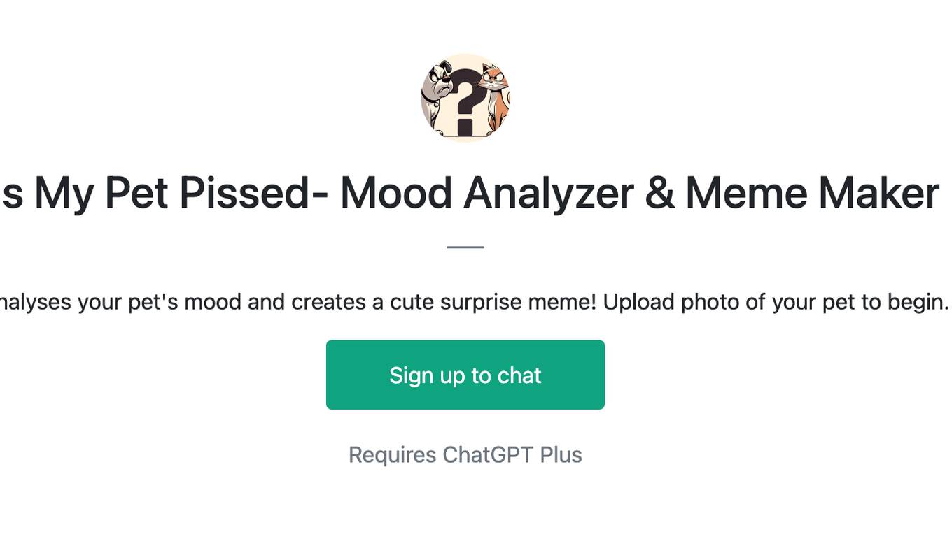 Is My Pet Pissed- Mood Analyzer & Meme Maker Screenshot