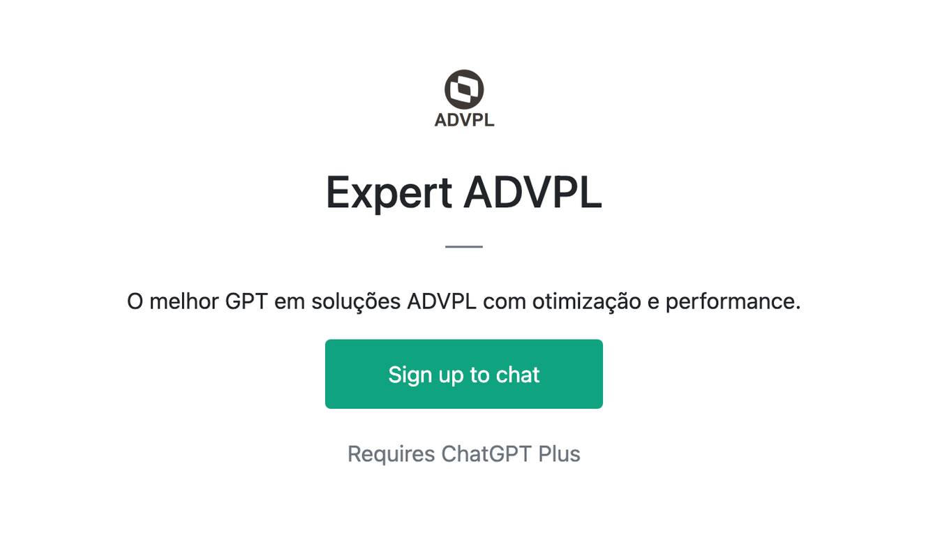 Expert ADVPL Screenshot