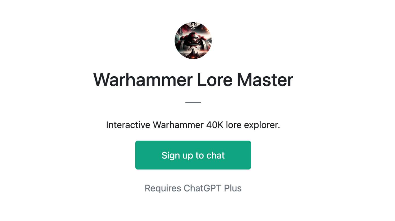 Warhammer Lore Master Screenshot