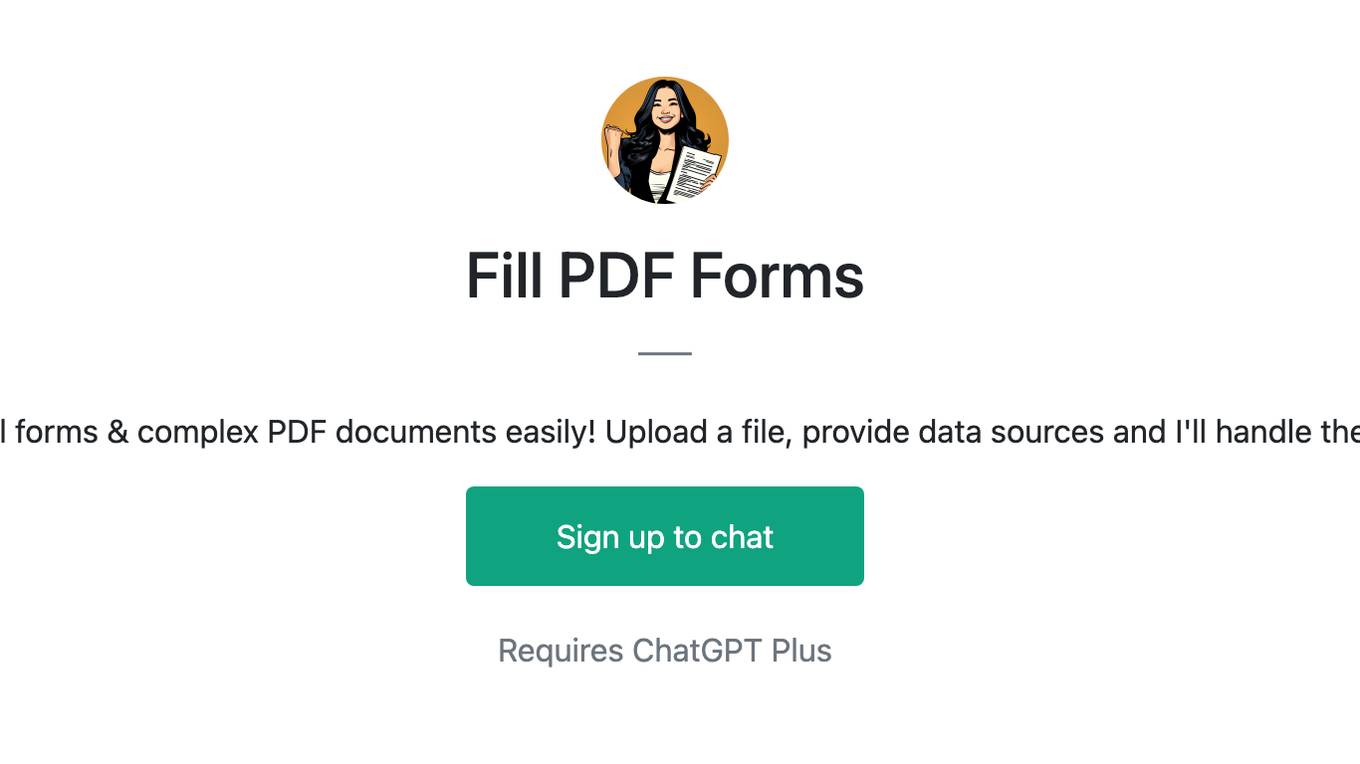 Fill PDF Forms Screenshot