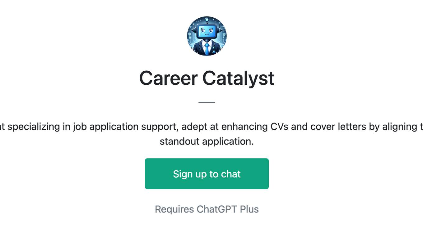 Career Catalyst Screenshot