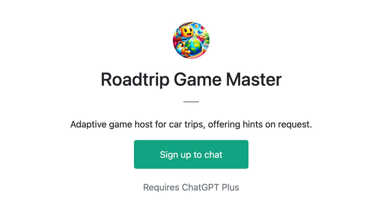 Roadtrip Game Master Screenshot