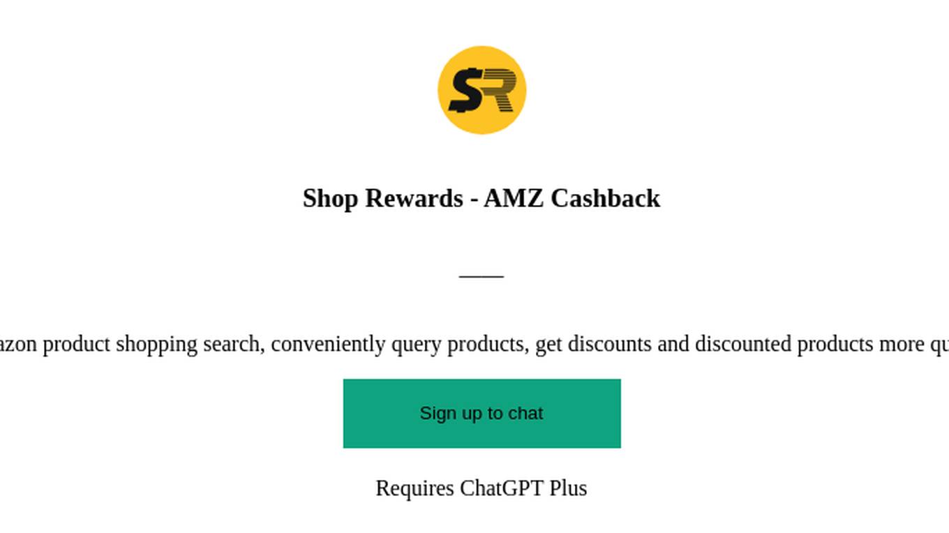 Shop Rewards - AMZ Cashback Screenshot