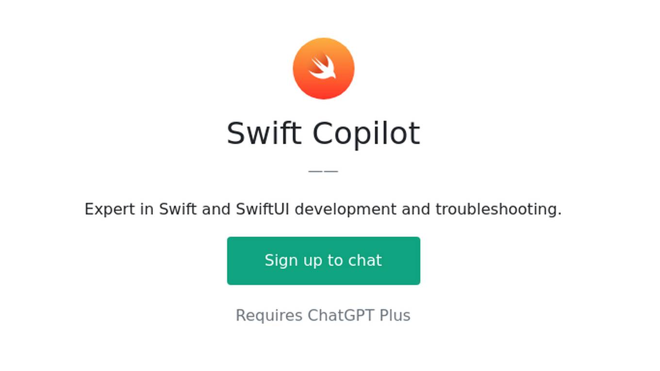 Swift Copilot Screenshot