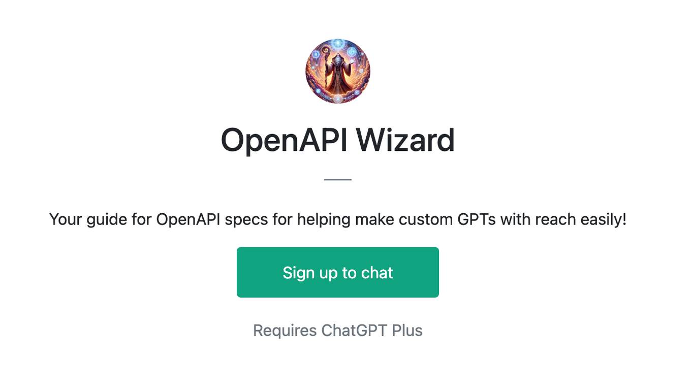 OpenAPI Wizard Screenshot