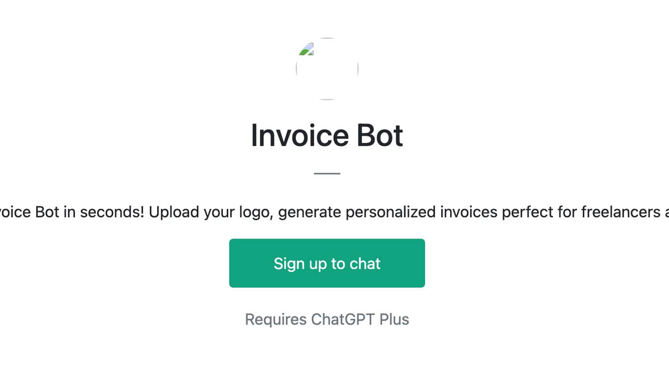 Invoice Bot Screenshot