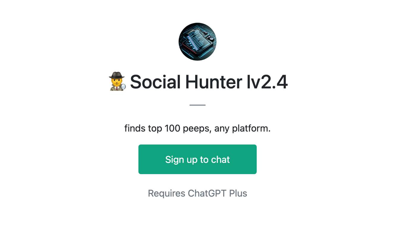 🕵‍♂️ Social Hunter  lv2.4 Screenshot