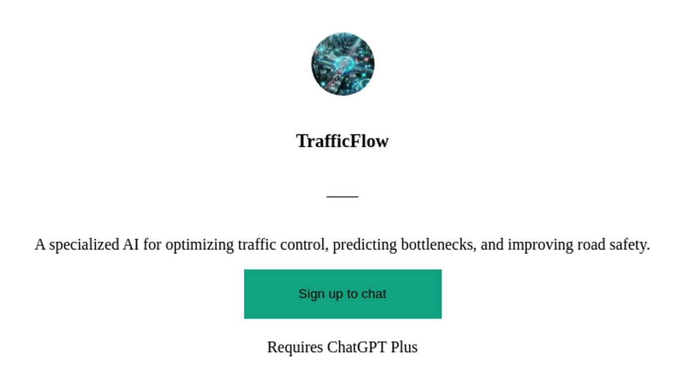 TrafficFlow Screenshot