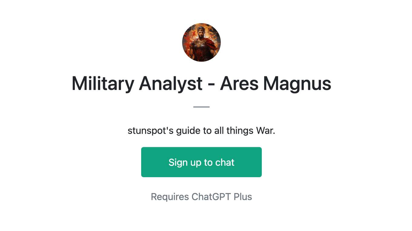 Military Analyst - Ares Magnus Screenshot