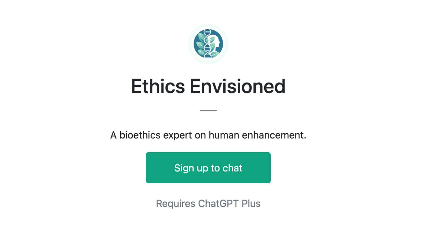 Ethics Envisioned Screenshot