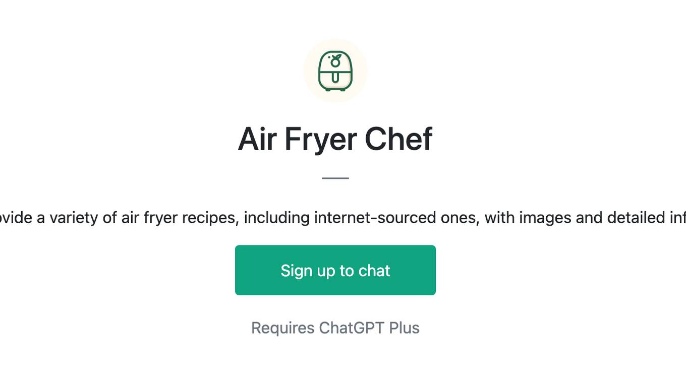 Air Fryer Chef Screenshot