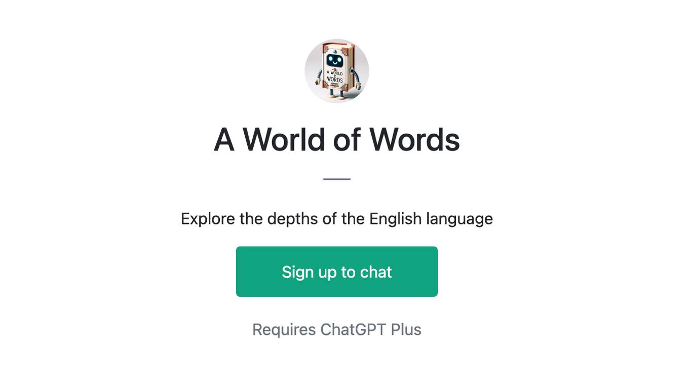 A World of Words Screenshot