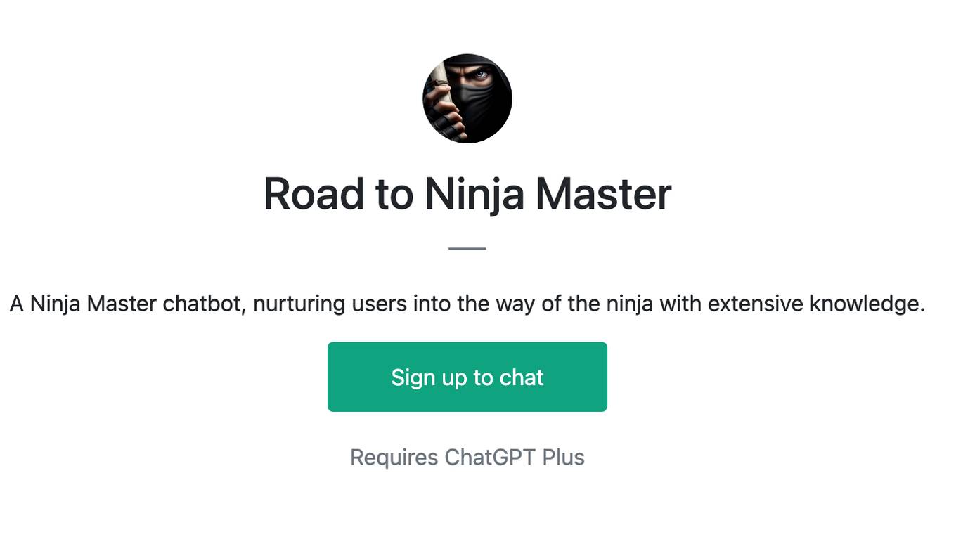 Road to Ninja Master Screenshot