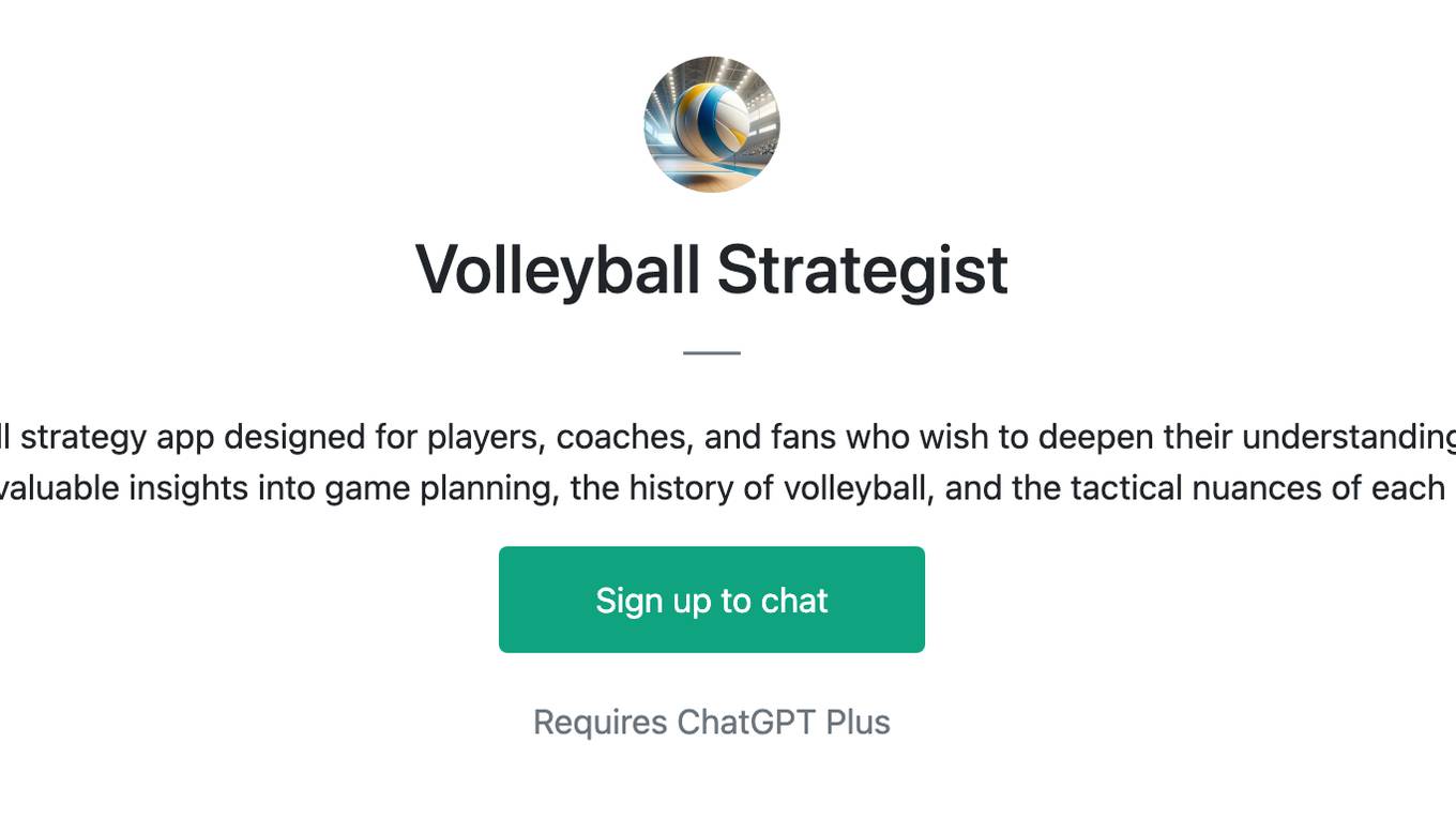 Volleyball Strategist Screenshot