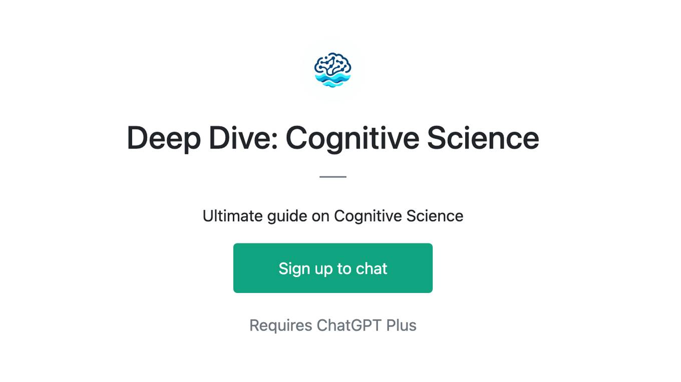 Deep Dive: Cognitive Science Screenshot